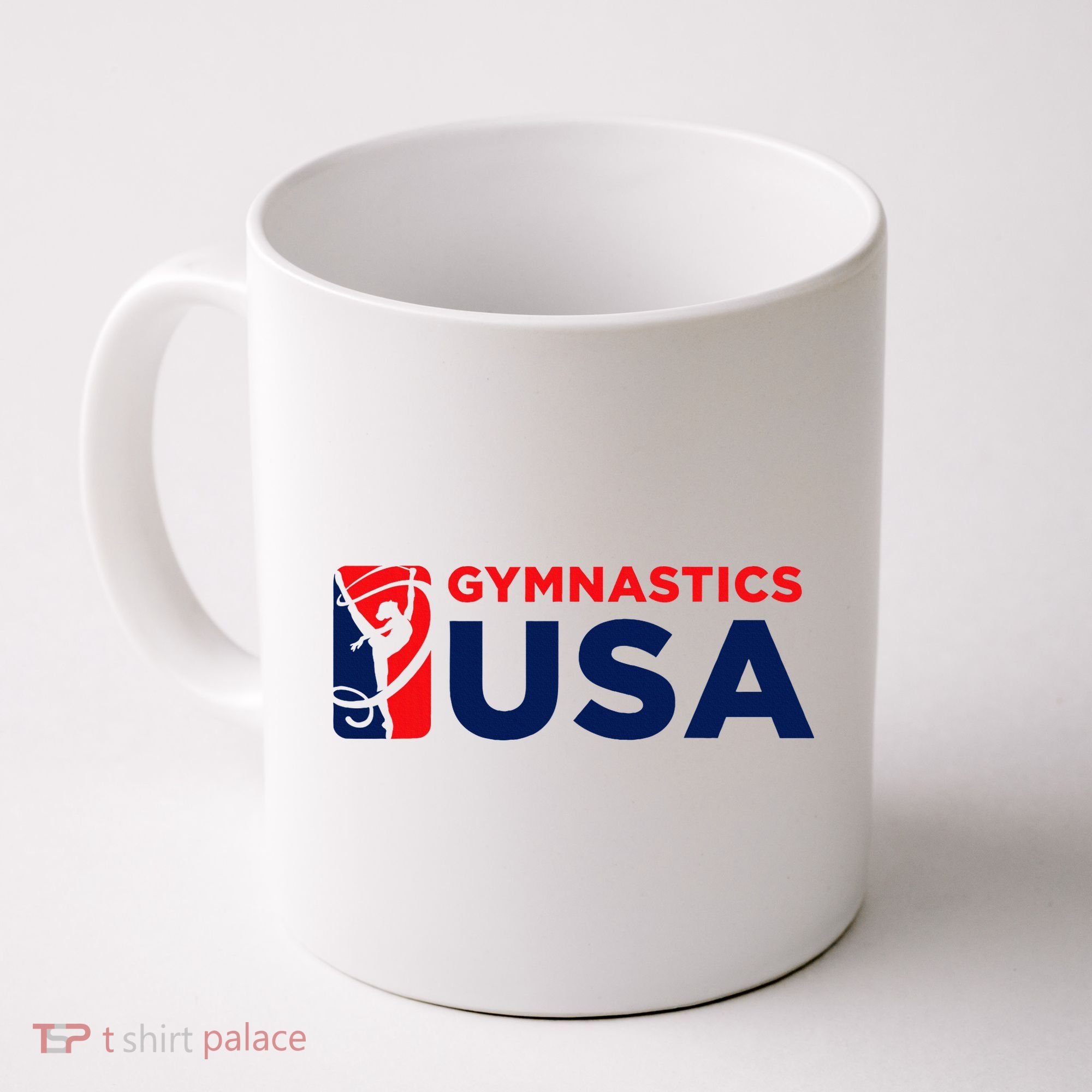 Gymnastics Usa Support The T.E.A.M. U.S.A Flag Coffee Mug