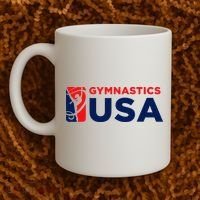Gymnastics Usa Support The T.E.A.M. U.S.A Flag Coffee Mug thumb 2