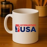 Gymnastics Usa Support The T.E.A.M. U.S.A Flag Coffee Mug thumb 4