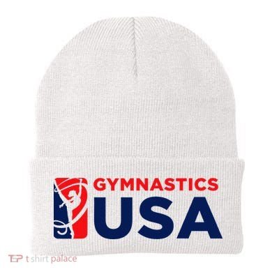 Gymnastics Usa Support The T.E.A.M. U.S.A Flag Beanie