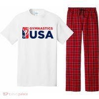 Gymnastics Usa Support The T.E.A.M. U.S.A Flag Pajama Set thumb 0