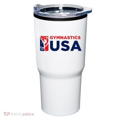 Gymnastics Usa Support The T.E.A.M. U.S.A Flag Tumbler