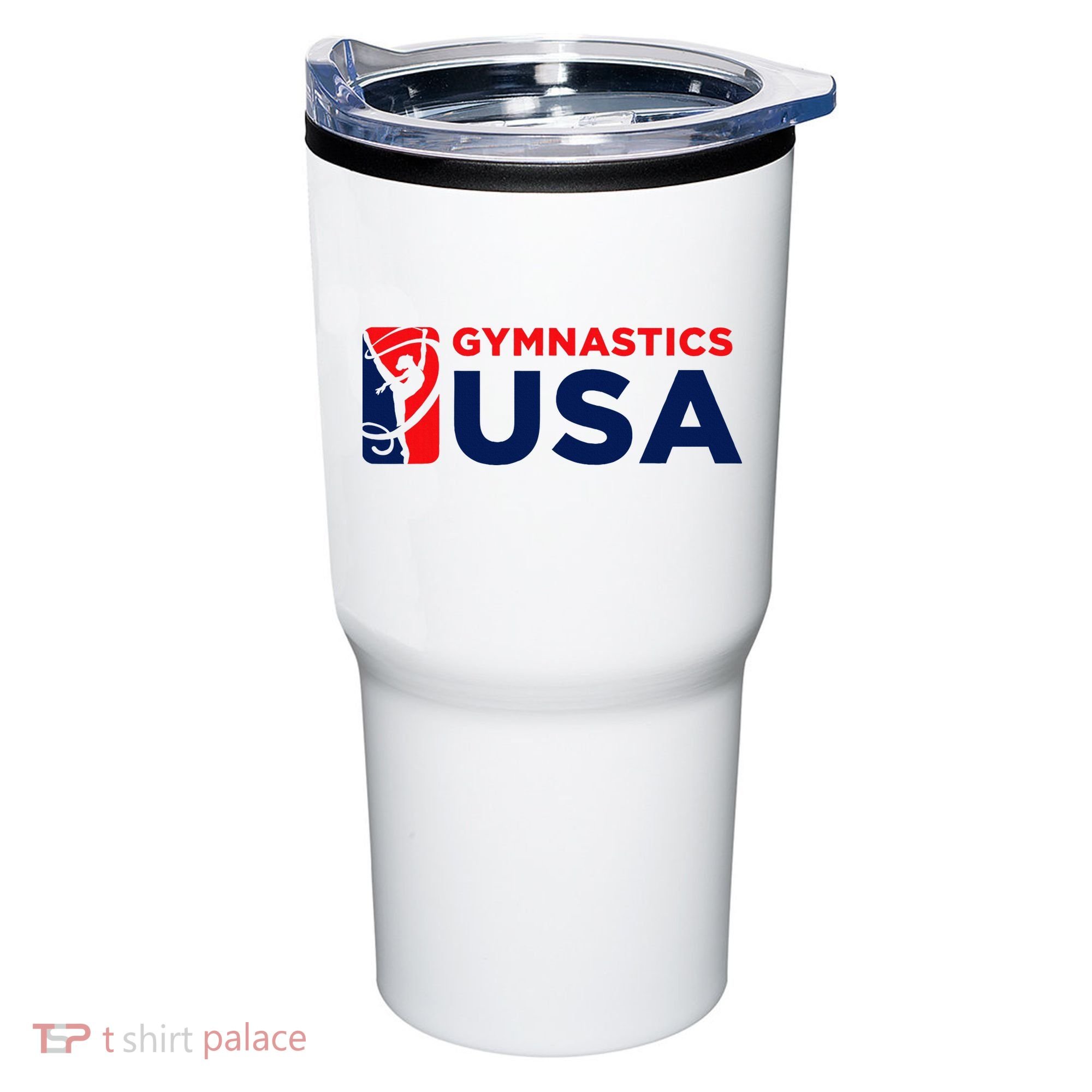 Gymnastics Usa Support The T.E.A.M. U.S.A Flag Tumbler