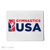 Gymnastics Usa Support The T.E.A.M. U.S.A Flag Mousepad thumb 0