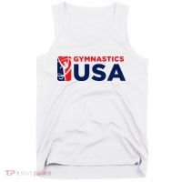 Gymnastics Usa Support The T.E.A.M. U.S.A Flag Tank Top thumb 0