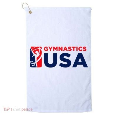 Gymnastics Usa Support The T.E.A.M. U.S.A Flag Golf Towel