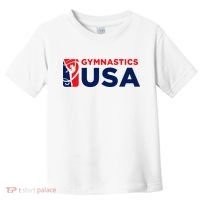 Gymnastics Usa Support The T.E.A.M. U.S.A Flag Toddler T-Shirt thumb 0