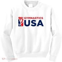 Gymnastics Usa Support The T.E.A.M. U.S.A Flag Kids Sweatshirt thumb 0