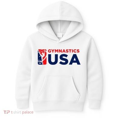 Gymnastics Usa Support The T.E.A.M. U.S.A Flag Kids Hoodie