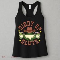 Giddy Up Sluts Funny Western Cow Ranch Rodeo Frog Women's Tank Top thumb 3