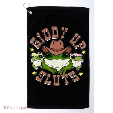 Giddy Up Sluts Golf Towel