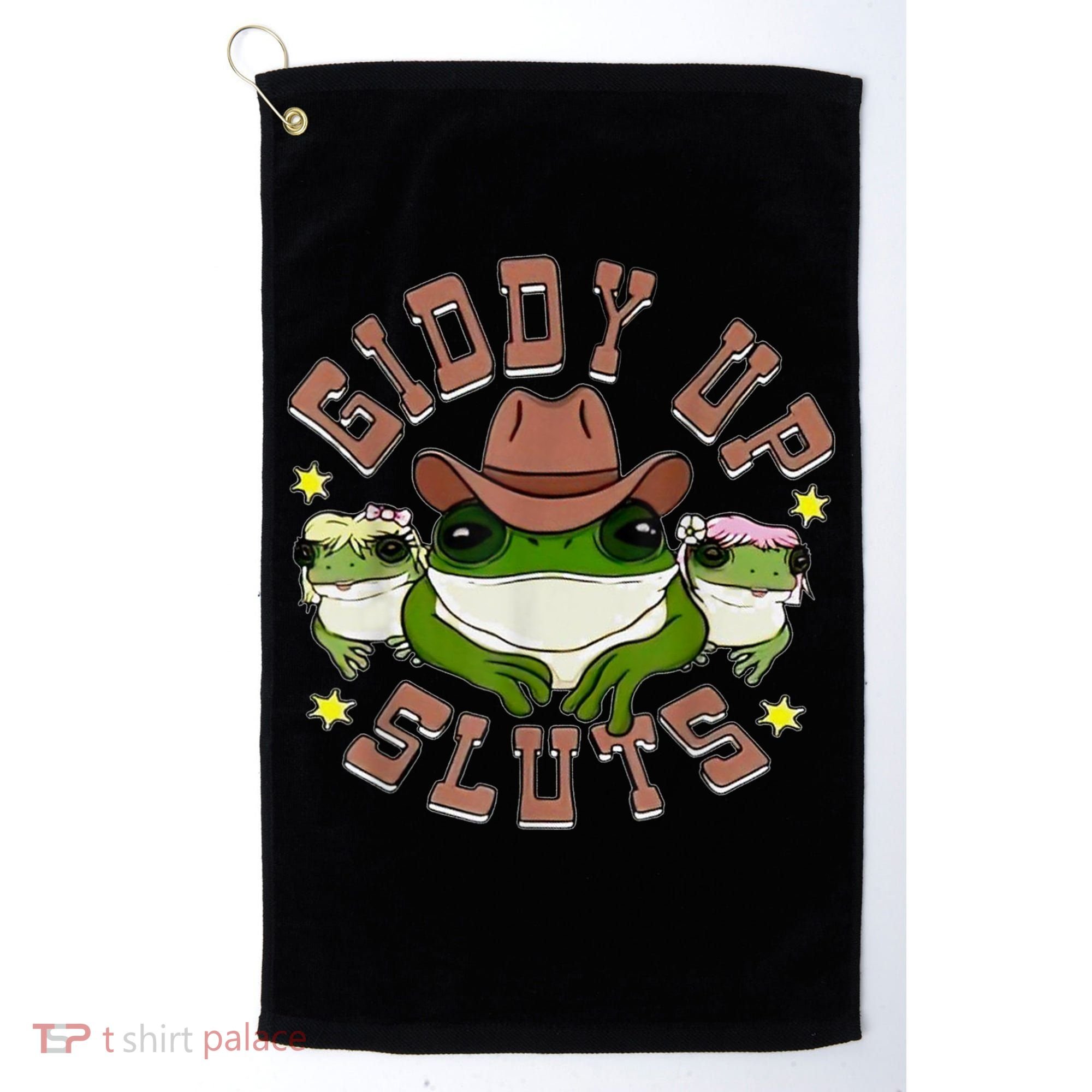 Giddy Up Sluts Golf Towel