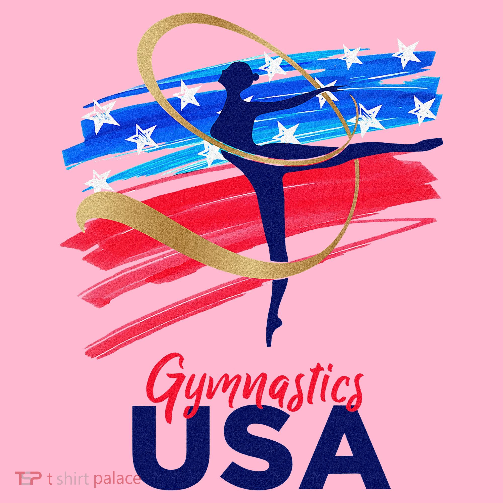 Gymnastics USA Support the Team USA Flag Coaster