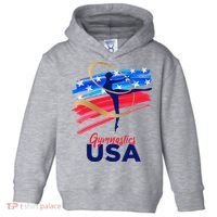 Gymnastics USA Support the Team USA Flag Toddler Hoodie thumb 0