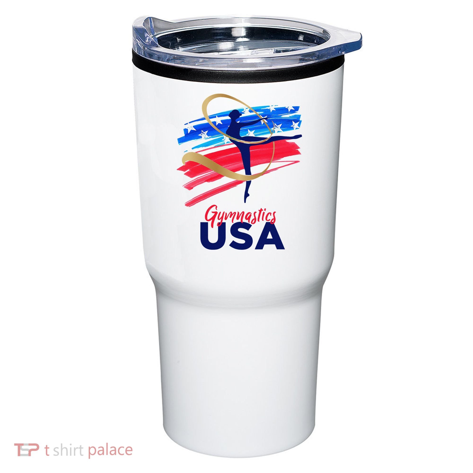 Gymnastics USA Support the Team USA Flag Tumbler