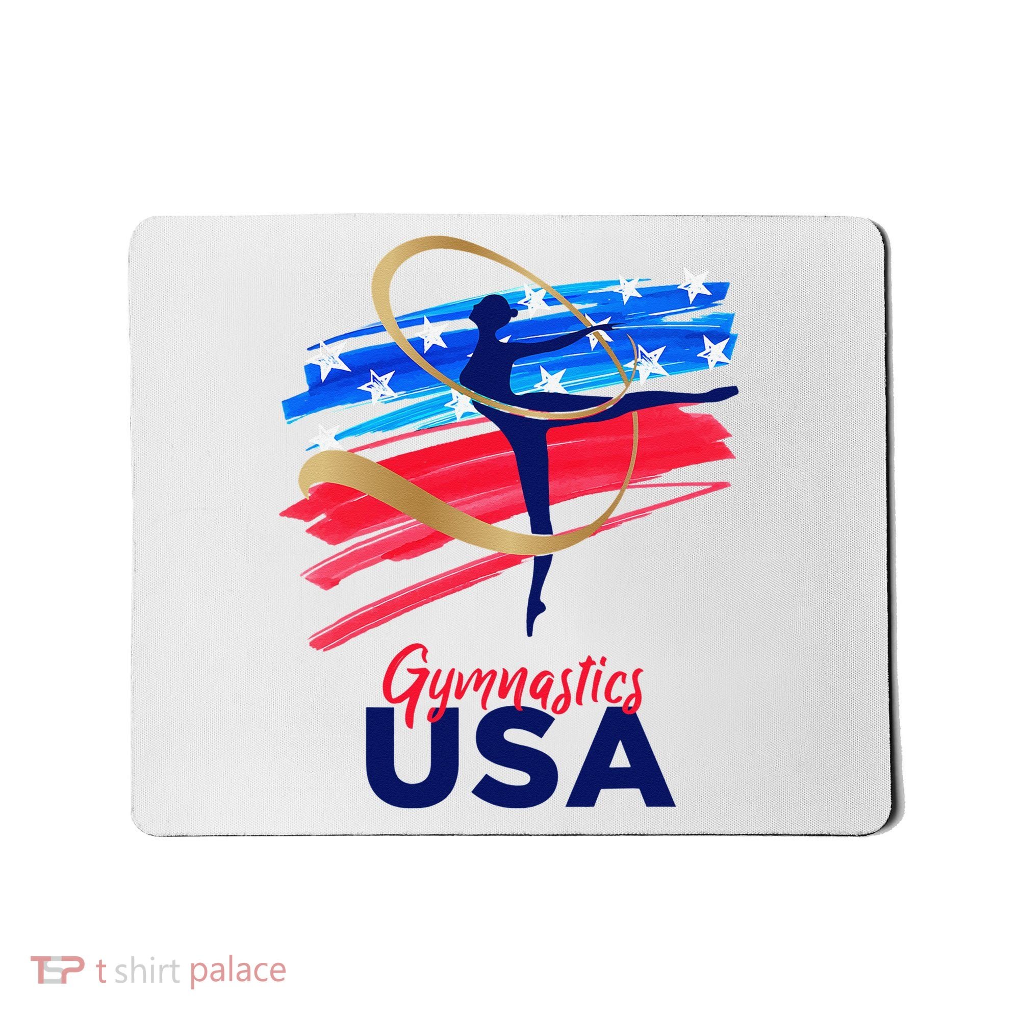 Gymnastics USA Support the Team USA Flag Mousepad