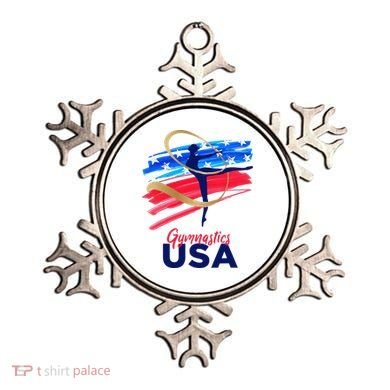 Gymnastics USA Support the Team USA Flag Ornament