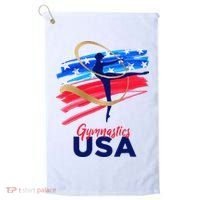 Gymnastics USA Support the Team USA Flag Golf Towel thumb 0