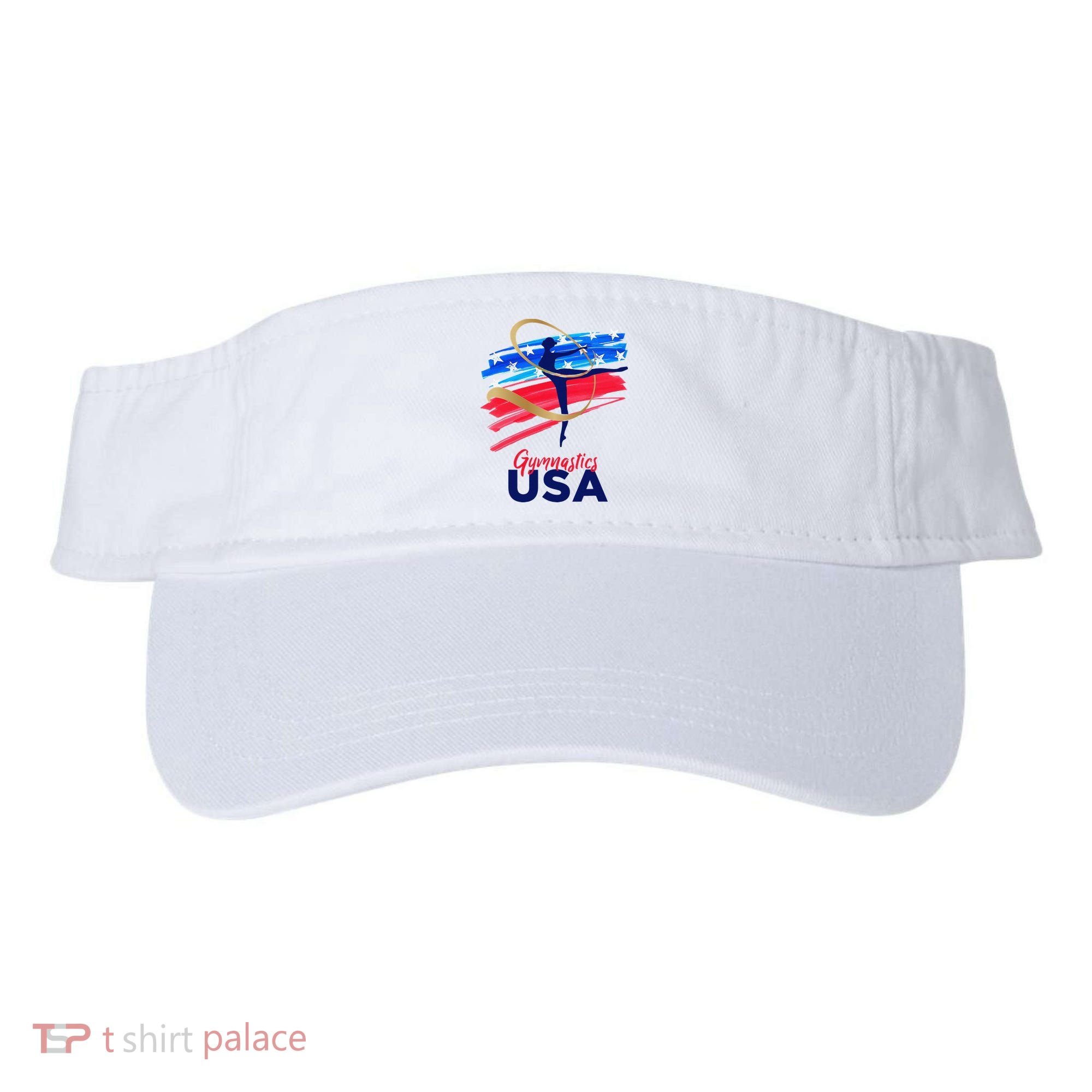 Gymnastics USA Support the Team USA Flag Visor