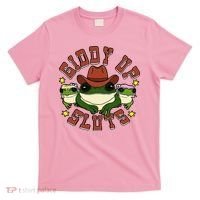 Giddy Up Sluts Frog Funny T-Shirt thumb 0