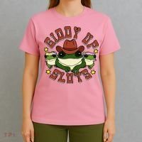 Giddy Up Sluts Frog Funny T-Shirt thumb 4