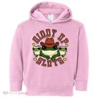 Giddy Up Sluts Frog Funny Toddler Hoodie thumb 0
