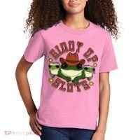 Giddy Up Sluts Frog Funny Kids T-Shirt thumb 2