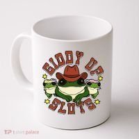 Giddy Up Sluts Frog Funny Coffee Mug thumb 0