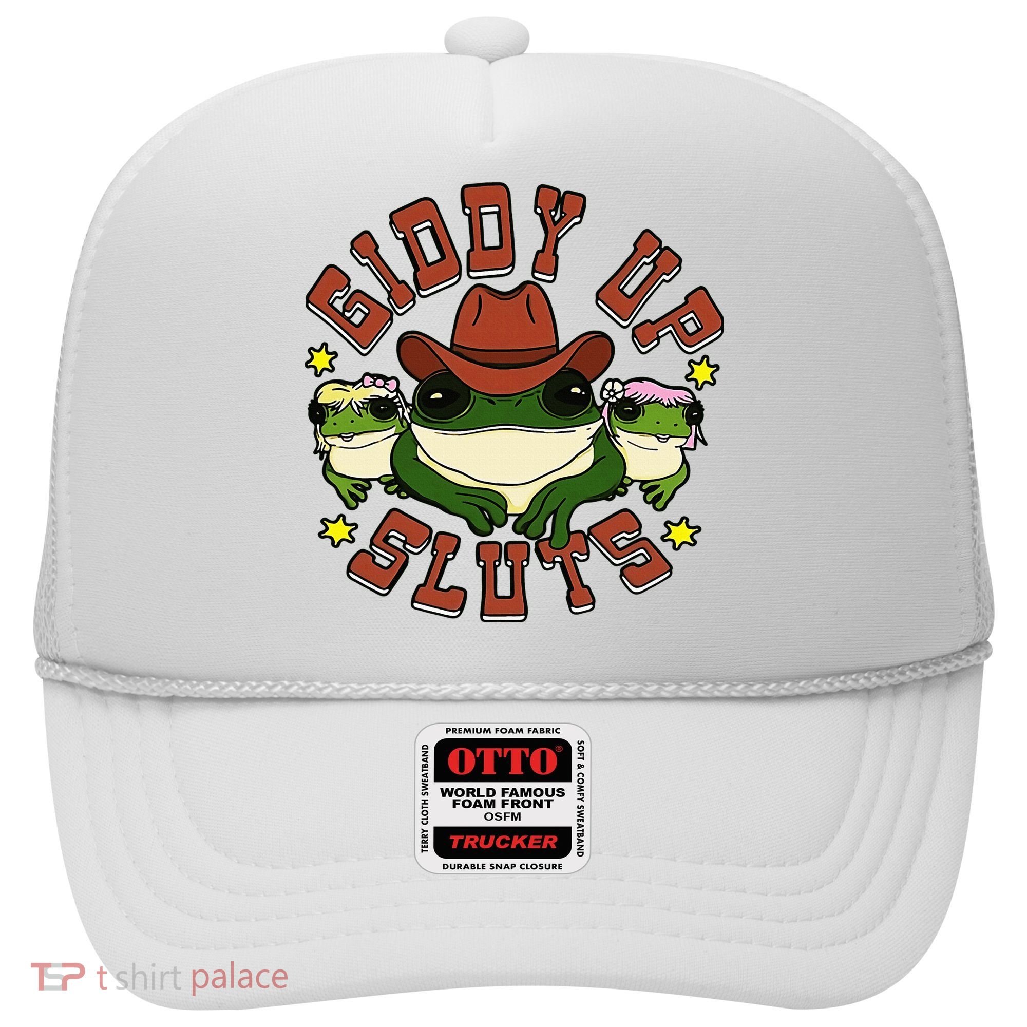 Giddy Up Sluts Frog Funny Hat