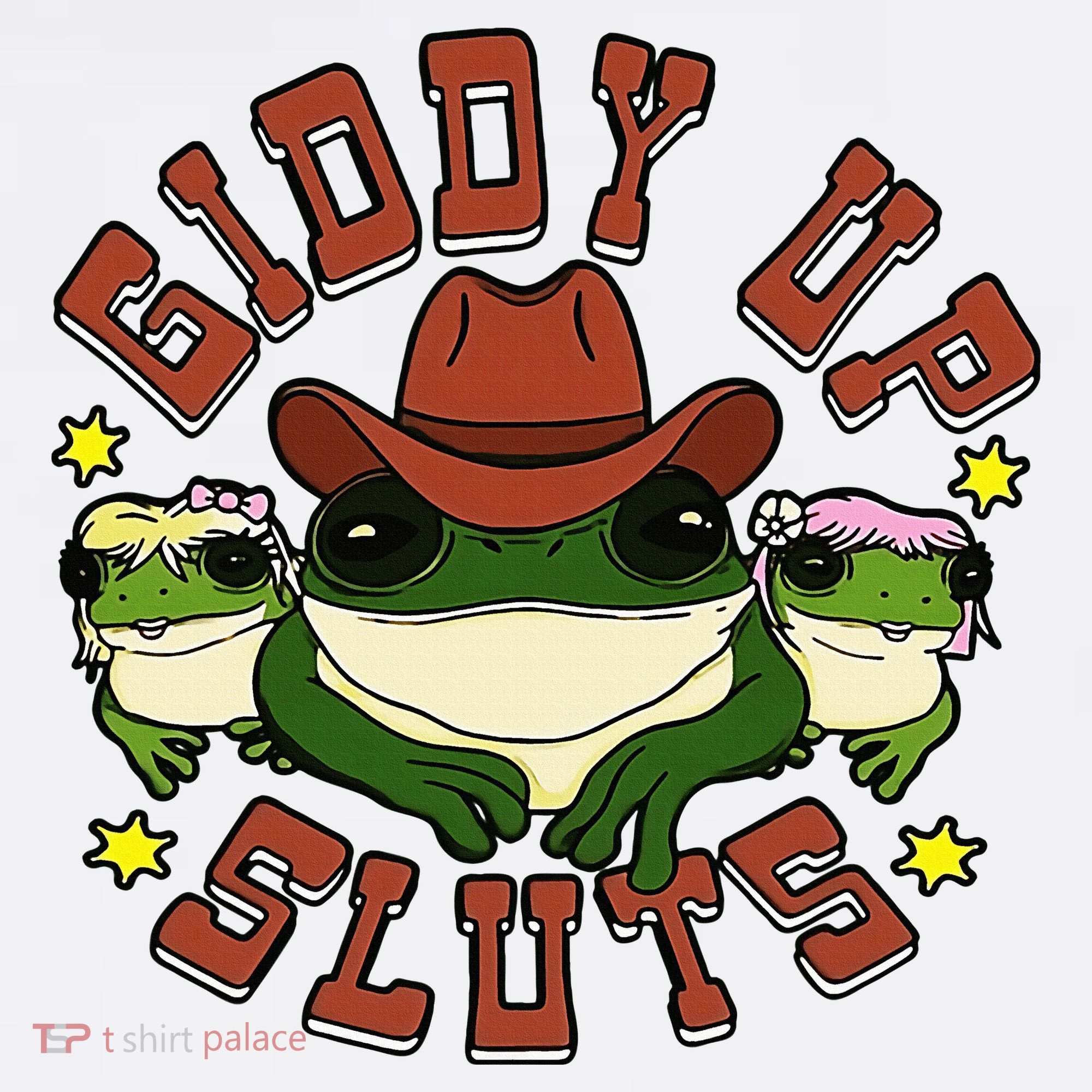 Giddy Up Sluts Frog Funny Hat