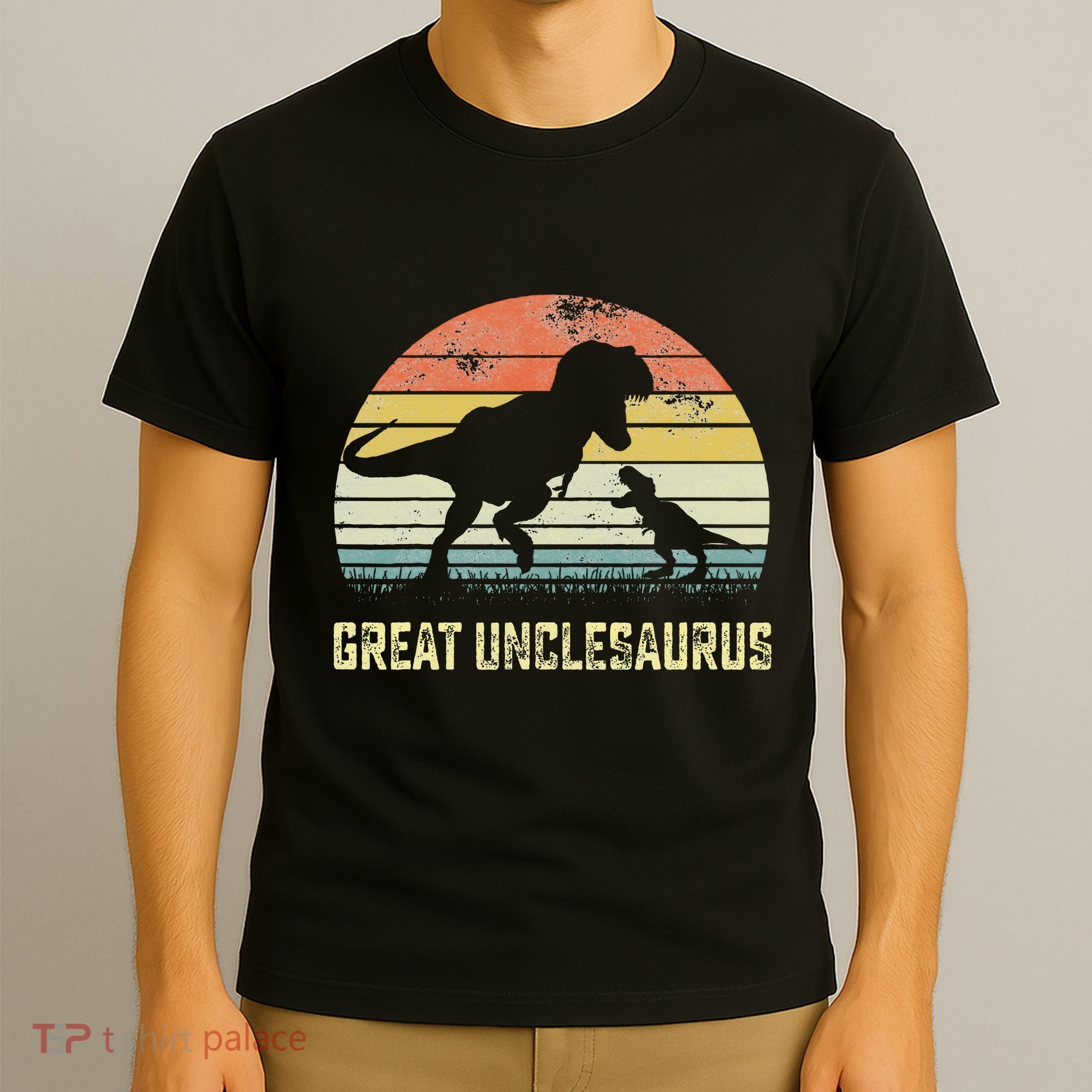 Great Unclesaurus T Rex Dinosaur Great Uncle Saurus T-Shirt
