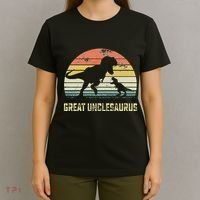 Great Unclesaurus T Rex Dinosaur Great Uncle Saurus T-Shirt thumb 4
