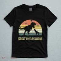 Great Unclesaurus T Rex Dinosaur Great Uncle Saurus T-Shirt thumb 5