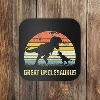 Great Unclesaurus T Rex Dinosaur Great Uncle Saurus Coaster thumb 0