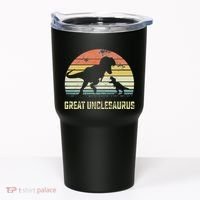 Great Unclesaurus T Rex Dinosaur Great Uncle Saurus Tumbler thumb 0