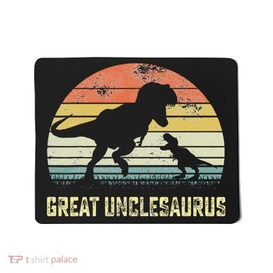 Great Unclesaurus T Rex Dinosaur Great Uncle Saurus Mousepad