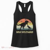 Great Unclesaurus T Rex Dinosaur Great Uncle Saurus Women's Tank Top thumb 0