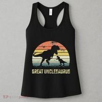 Great Unclesaurus T Rex Dinosaur Great Uncle Saurus Women's Tank Top thumb 3