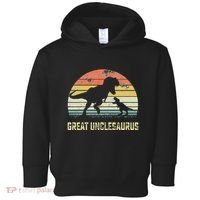 Great Unclesaurus T Rex Dinosaur Great Uncle Saurus Toddler Hoodie thumb 0