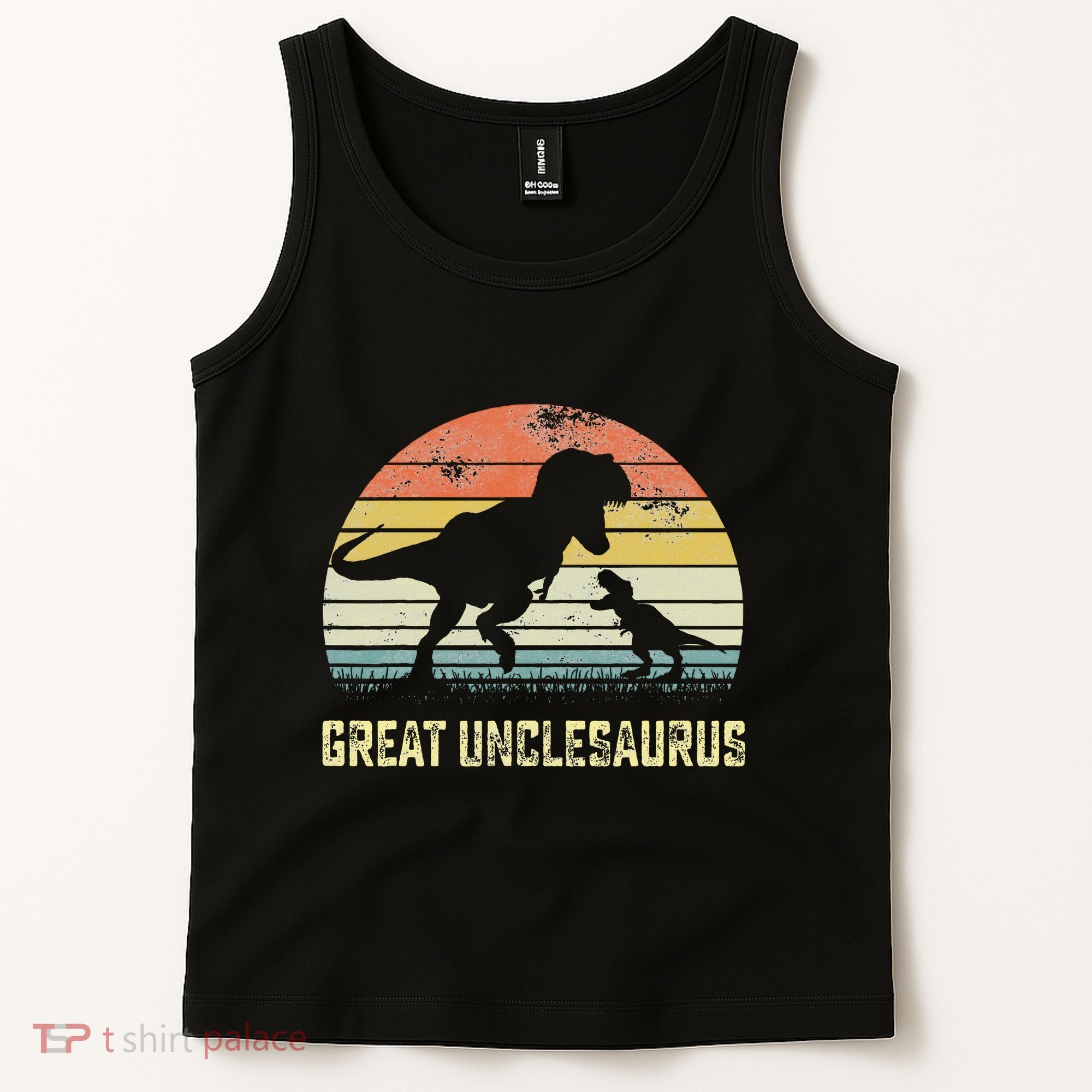 Great Unclesaurus T Rex Dinosaur Great Uncle Saurus Tank Top