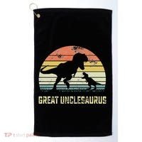 Great Unclesaurus T Rex Dinosaur Great Uncle Saurus Golf Towel thumb 0