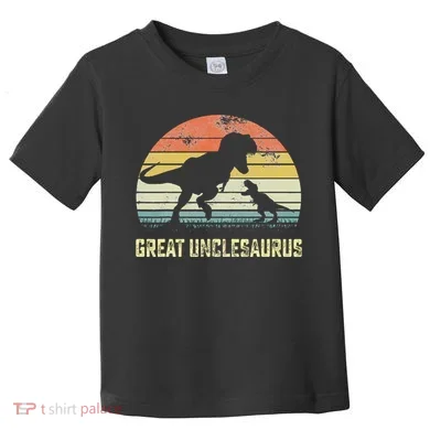 Great Unclesaurus T Rex Dinosaur Great Uncle Saurus Toddler T-Shirt