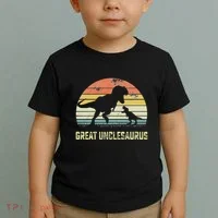 Great Unclesaurus T Rex Dinosaur Great Uncle Saurus Toddler T-Shirt thumb 2