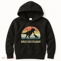 Great Unclesaurus T Rex Dinosaur Great Uncle Saurus Kids Hoodie thumb 0