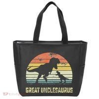 Great Unclesaurus T Rex Dinosaur Great Uncle Saurus Tote Bag thumb 0