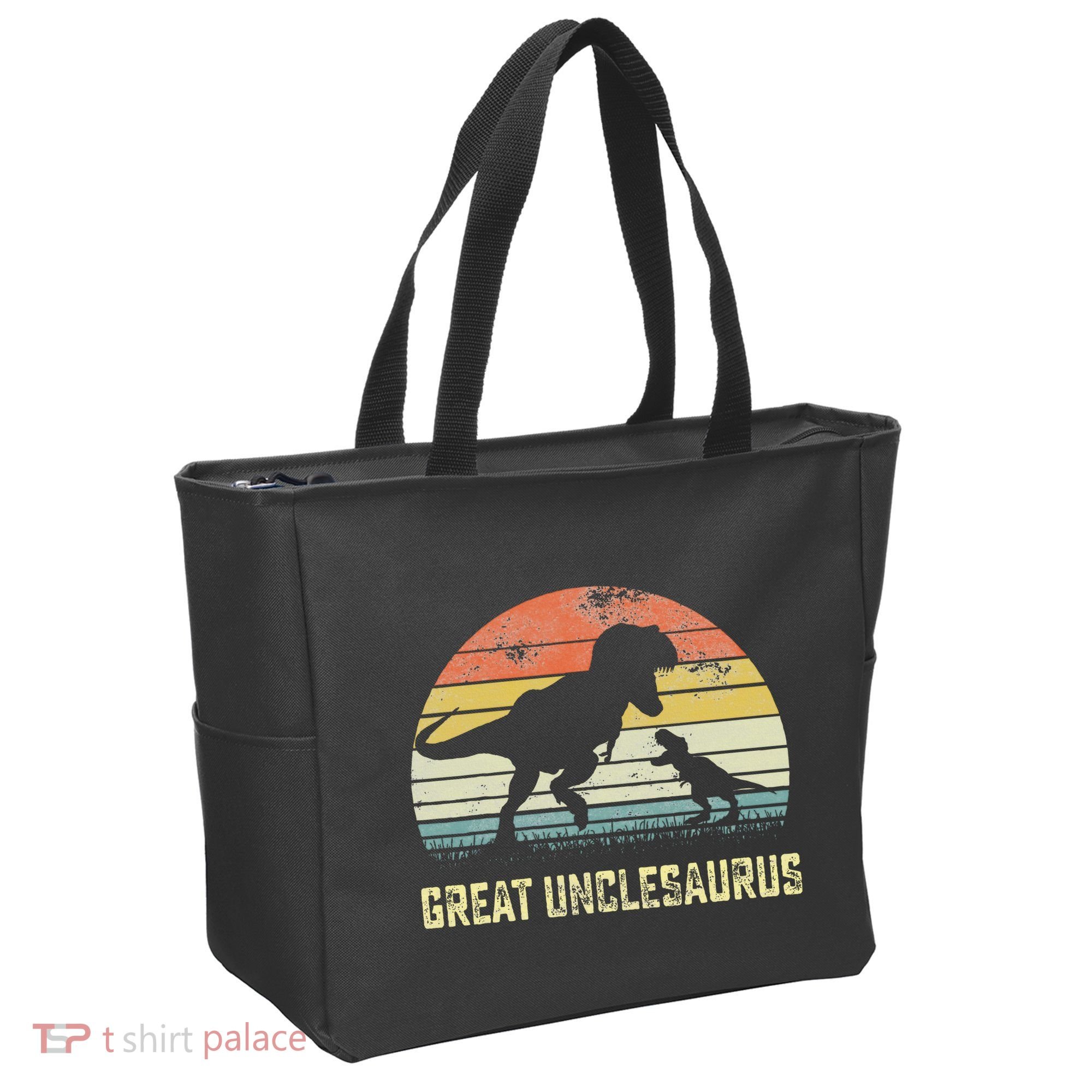Great Unclesaurus T Rex Dinosaur Great Uncle Saurus Tote Bag