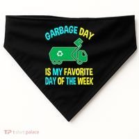 Garbage Uniform Trash Truck Kids Garbage Man Costume USA-Made Doggie Bandana thumb 0