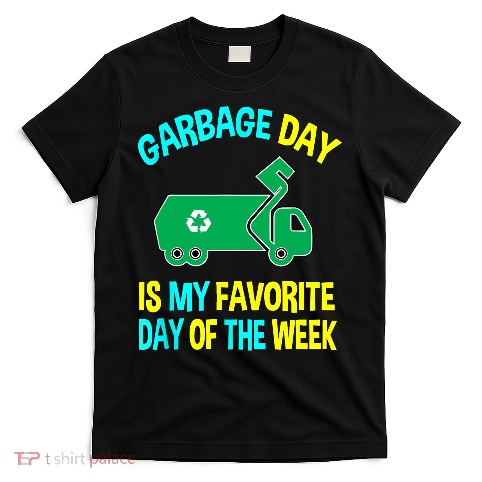 Garbage Uniform Trash Truck Kids Garbage Man Costume T-Shirt