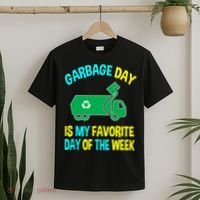 Garbage Uniform Trash Truck Kids Garbage Man Costume T-Shirt thumb 2