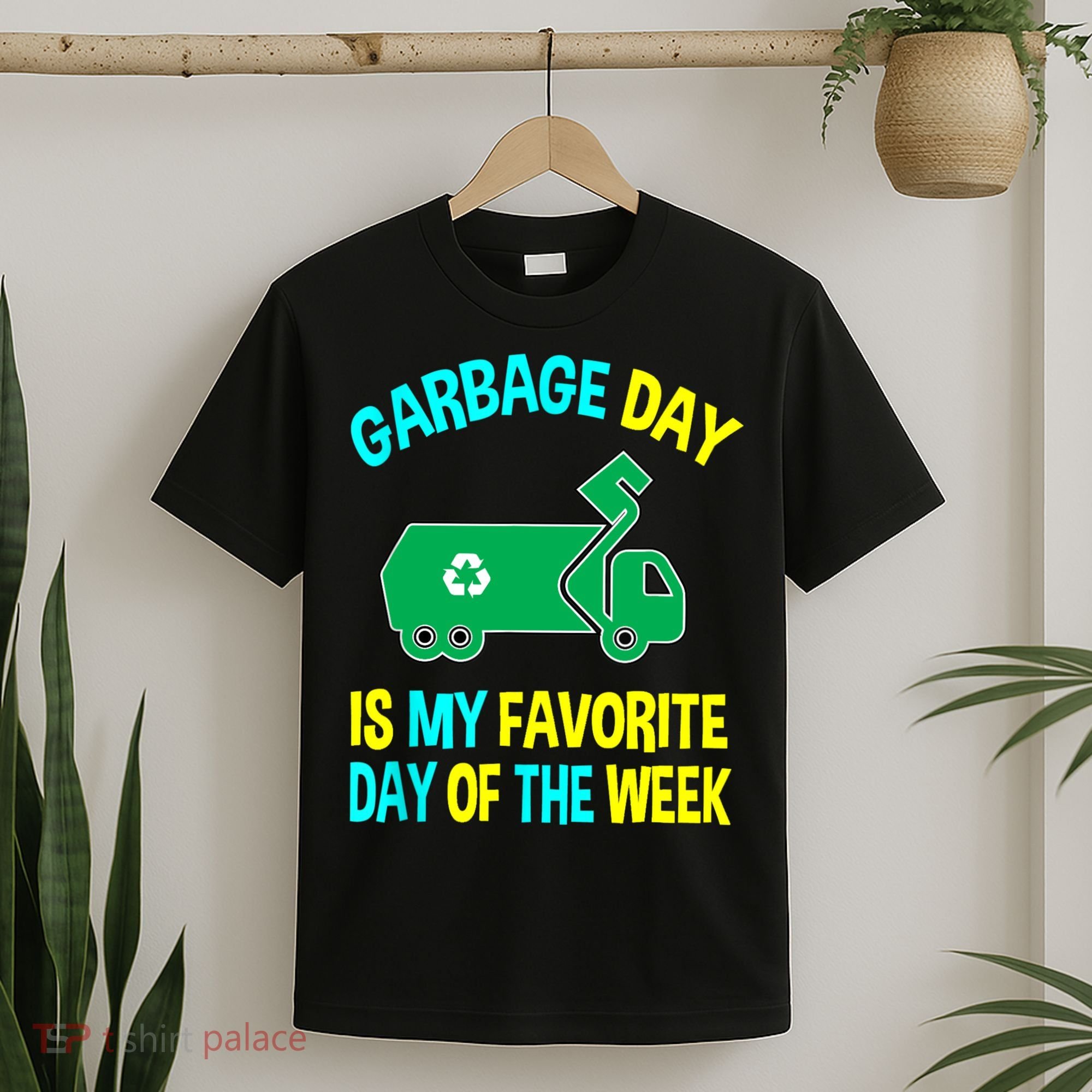 Garbage Uniform Trash Truck Kids Garbage Man Costume T-Shirt